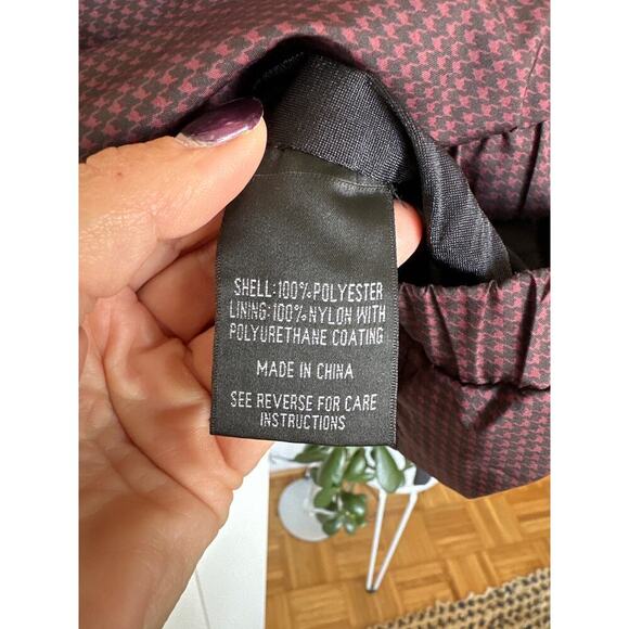 FootJoy Men's DryJoys 1/4 Zip Red/Black Houndstooth Jacket, Size L, Like New - Picture 3 of 6